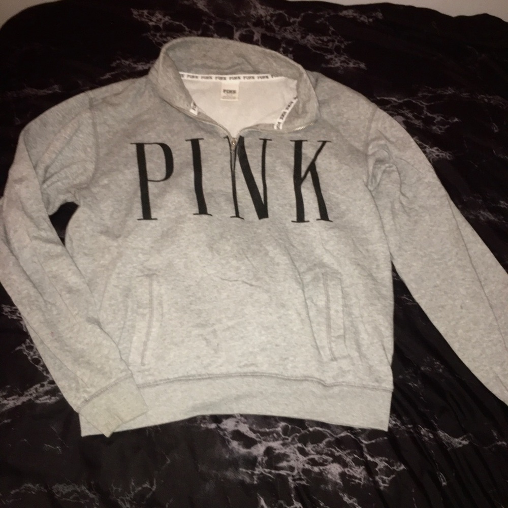 PINK Quarter-Zip Pullover